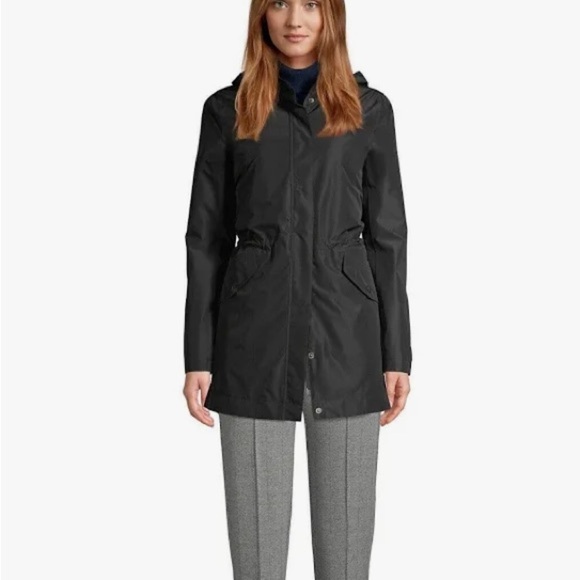 LANDSEND Womens Waterproof Insulated 3 in 1 Rain Coat Parka Optional Vest Black - Picture 5 of 6